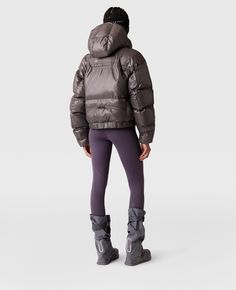 Find STELLA MCCARTNEY Truenature Short Padded Coat on Editorialist. Build your outdoors gym kit with this short padded coat from adidas by Stella McCartney. Made from recycled materials, including its vegan synthetic down padding, the black coat is perfectly equipped for outdoor activity. The coat is primed with WIND.RDY technology to block out wind and rain, and can be packed down into a pocket for easy carry. Sporty Waterproof Puffer Jacket For Hiking, Hooded Nylon Puffer Jacket In Athleisure Style, Winter Outerwear With Reflective Details For Outdoor, Hooded Athleisure Puffer Jacket For Outdoor, Nylon Outerwear For Hiking In Athleisure Style, Sporty Recycled Polyester Puffer Jacket For Outdoor Activities, Fall Sportswear Puffer Jacket For Outdoor, Nylon Athleisure Outerwear For Hiking, Winter Outdoor Outerwear With Reflective Details