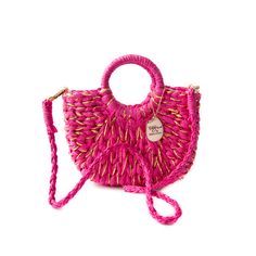 Add a fun, sustainable, chic bag to your look this season. Handmade by artisans with Original "Paja Toquilla" Handwoven in Monte Cristi, Ecuador Features Tagua nut logo piece Bag: 9.5" x 9" x 2.5" Straw strap is included Chic Bags, Short Necklace, Cayman Islands, Mauritius, Blue Bags, Caribbean Netherlands, Ecuador, Cambodia, Straw