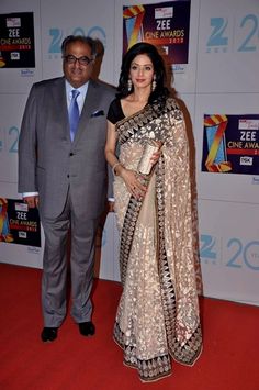 Sridevi in Sabyasachi Sabyasachi Saree, Sabyasachi Sarees, Mumbai Fashion, Indian Bridal Wear, Vogue India, Bollywood Wedding, Casual Saree, Net Saree, Lakme Fashion Week