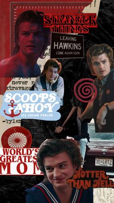 a collage of the characters from harry potter's movie, scoops and chaos