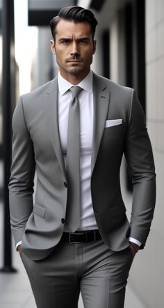 Mens Formal Outfits With Tie, Office Suits Men, Graduation Suit Men, Male In Suit, Mens Lifestyle Fashion, Terno Slim Fit