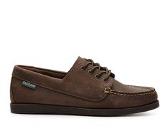 Casual Slip-on Oxfords For Fall, Casual Boat Shoes With Plain Toe, Casual Fall Slip-on Oxfords, Casual Brown Plain Toe Loafers, Casual Leather Boat Shoes For Fall, Casual Brown Boat Shoes For Fall, Casual Business Moccasins For Fall, Business Casual Fall Moccasins, Casual Boat Shoes With Rubber Sole And Moc Toe