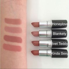 Mac Swatches, Best Makeup Primer, Mac Lipstick Swatches, Make Up Designs, Red Lipstick Makeup, Glamour Makeup, Makeup Swatches, Mac Makeup, Mac Lipstick