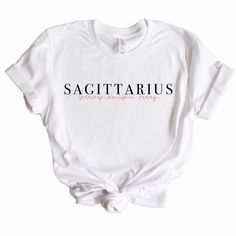 sagittarius graphic tee This super soft and comfy tshirt is perfect for going out or lounging around! Treat yourself or get for a friend to celebrate any occasion! -------------------------------------------------------------------------------------- What you will get: A soft and lightweight shirt, with the right amount of stretch. It's comfortable and flattering for both men and women. * 100% combed and ring-spun cotton (heather colors contain polyester) * Fabric weight: 4.2 oz (142 g/m2) * Sho Sagittarius Birthday, Funny Thanksgiving Shirts, Astrology Gift, Thanksgiving Shirt, Zodiac Gifts, Funny Thanksgiving, Customise T Shirt, Thanksgiving Shirts, Birthday Present