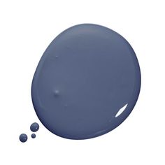 an image of a blue paint that is in the shape of a circle with three drops