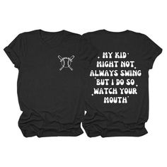 Please note, this item ships from an international seller. Expected delivery is 10-15 days. Baseball Mom Shirts For Women My Kid Might Not Always Swing Funny Saying T Shirt Casual Sport Mom Tee Crewneck Tops Features: SizeNote: The US Size 2XL is Tag Asian Size 3XL. Our size is Asian size, which is smaller than US size. Please kindly check our size before making an . Recommend to choosing 1-2 size Up. Our design concept is simple,comfortable. Combines exquisite tailoring & superior fabrics, for Sporty Mom, Sport Mom, Boots And Leggings, Travel Tees, Baseball Mom Shirts, Cute Graphic Tees, Top Shirt Women, Casual Sport, Sports Mom