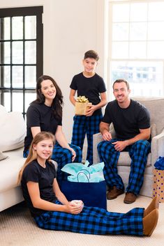 Family fun in festive flannels! Comfortable Fashion, Family Fun