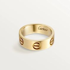 Cartier Gold, Cartier Love Ring, Cartier Earrings, Bracelet Love, Cartier Love Bracelet, Love Ring, Love Bracelets, Ring Collections, Ring Ring