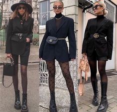 Sako Outfit, Chicago Outfit, Dressy Casual Outfits, New York Trip, Total Black, Women Outfit, Best Outfits, Dressy Casual, Fall Winter Outfits