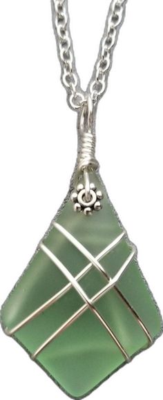 Unique Handmade Sea Glass Jewelry, Handmade Unique Sea Glass Jewelry, Green Ocean-inspired Nickel-free Jewelry, Green Recycled Glass Jewelry For Healing, Healing Green Jewelry From Recycled Glass, Healing Green Recycled Glass Jewelry, Green Sea Glass Wire Wrapped Jewelry, Handmade Sea Glass Pendant Jewelry, Blue Sea Glass Necklace