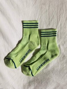 Le Bon Shoppe - Girlfriend Socks Boyfriend Socks, The Boyfriend, Pistachio, Socks