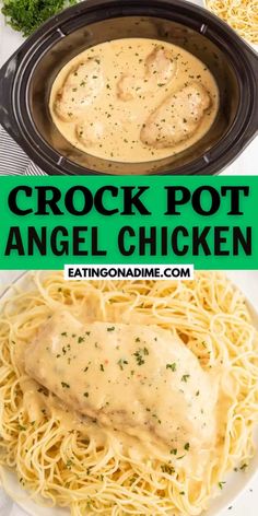 crock pot angel chicken is an easy and delicious dinner recipe that's ready in under 30 minutes