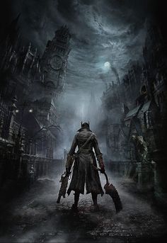 the cover art for bloodborne