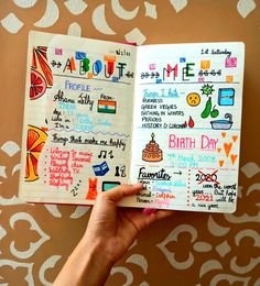 Diary About Me Page Ideas, Bujo About Me Page Ideas, All About Me Journal Ideas Aesthetic, About Me Page In Journal, Diary Book Design Notebooks Journal Ideas, Dairy About Me, About Me Aesthetic Journal, Things To Write In Ur Diary, About Me Diary Ideas