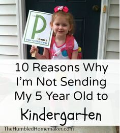 Check out these 10 reasons why I'm not sending my 5 year old to kindergarten! Number 5 is so often overlooked! Starting Kindergarten, Christian Homemaking, Homeschool Kindergarten, Read Later, Number 5, Good Parenting, 10 Reasons, Raising Kids, Red Shirt