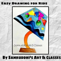 an easy drawing for kids book cover with the title'easy drawing for kids sambudiki art classes by sambudiki's art & class