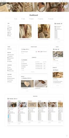 the homepage design for a furniture store, with many different items on display in it