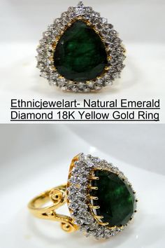 Vintage antique classic 18 K solid gold natural pear shape Emerald and VS G Diamond Ring. Fully handmade collection piece in very good condition. USA ring size-7.5 ( we can adjust size), size of top-19/25 mm, weight-10 grams, material- 18 K gold, natural Emerald, and Diamond. #emerald #emeralds #colombianemerald #colombianemeralds #looseemerald #looseemeralds #loosegemstone #wholesaleemeralds #wholesaleemerald #muzoemerald #muzoemeralds #chivoremeralds #emeraldjewelry Exquisite Pear-shaped Yellow Gold Diamond Ring, Classic Wedding Emerald Ring Pear-shaped, Classic Pear-shaped Emerald Wedding Ring, Gold Emerald Pear-shaped Ring For Anniversary, Gold Emerald Diamond Ring With Pear Shape, Gold Pear-shaped Emerald Diamond Ring, Pear-shaped Emerald Ring With Diamond Accents For Anniversary, Elegant Gold Pear-shaped Emerald Ring, Pear-shaped Yellow Gold Emerald Ring For Anniversary