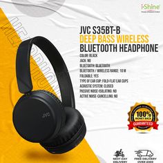 the jvc s35bt - b bluetooth headphone is on sale now