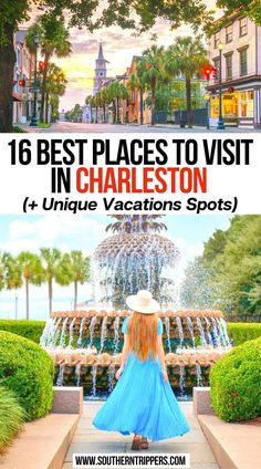 16 Best Places to Visit in Charleston (+ Unique Vacations Spots) Southern Usa, Southern Travel, Unique Vacations