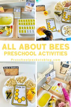 all about bees preschool activities and printables