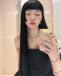 Hime Haircut With Bangs, Micro Bangs, Princess Vibe, Haircut Inspo, Hair Trend, Bae Suzy, Anime Princess