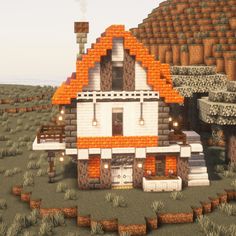 an image of a house made out of bricks