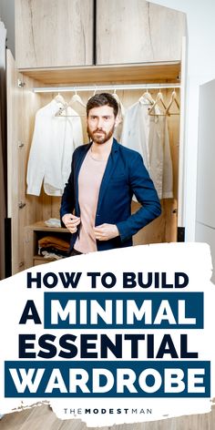 Easy tips to build a wardrobe. How to have a stylish wardrobe. Tips to make a wardrobe. Wardrobe Essentials List, Minimal Wardrobe, Fashion Tips For Men, Trendy Outfit Ideas, Minimalist Men, Stylish Wardrobe, Build A Wardrobe, Wardrobe Tips, Fall Outfit Ideas