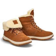 Size Info True To Size. Details & Care Cozy And Durable, This Water-Repellent Boot Features A Leather Upper, A Cushioned Insole And Is Lined With Uggplush. Uggplush Is A Wool Blend Lining Crafted To Feel Like Genuine Shearling. 1 1/4" Heel; 3/4" Platform (Size 8.5) 4 1/2" Shaft Removable, Cushioned Insole With Arch Support Water-Repellent Leather And Textile Faux-Fur Upper/Uggplush Wool-Blend Lining/Synthetic Sole New In Box Guaranteed Authentic Outdoor Boots With Plush Lining And Round Toe, Outdoor Round Toe Boots With Plush Lining, Winter Suede Waterproof Walking Boots, Winter Suede Waterproof Boots For Walking, Winter Waterproof Suede Boots For Walking, Brown Outdoor Boots With Faux Fur Lining, Suede Waterproof Boots For Winter Walking, Brown Boots With Faux Fur Lining For Outdoor, Outdoor Insulated Shearling Boots