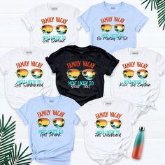 Family Vacay Shirt, Custom Summer Shirt, Family Travel Matching Shirt, Custom Family Vacation Shirts, Custom Vacation 2024 Shirt, Beach Tees. Hi! Welcome to our store. It's good to see you here. Our aim is to offer you first-class clothing in your most beautiful moments with our graphic t-shirts that we designed or designed with your ideas. I am sure you will like our designs for your family, friends and you. IMPORTANT MATTERS FOR ORDERING: 1-) Please check and review all photos. 2-) Our sizes a Blue Crew Neck Top For Family Vacation, Blue Cotton Tops For Family Vacation, Summer Holiday Graphic Print Tops, Graphic Print Summer Holiday Tops, Graphic Print Tops For Summer Holiday, Fun Beach Season Holiday Tops, Fun Holiday Beach Tops, Blue Casual T-shirt For Family Vacation, Graphic Print Tops For Holiday Vacation