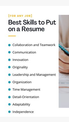 resume skills for every resume Resume Job Description Tips, Skill Sets For Resume, Skills To Add To Resume, Customer Service Resume Skills, Skills To Add In Resume, Skill Based Resume, Resume Hacks, Skills To Put On Resume, Good Skills To Put On Resume