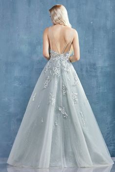 Sophia DANCING FLORAL EMBROIDERED AND GLITTER BALLGOWN Andrea And Leo, Cold Shoulder Gown, Beautiful Long Dresses, Ball Gown Skirt, Pleated Bodice, Floral Lace Dress, Chiffon Gown, Satin Gown, Chiffon Prom Dress