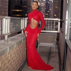 43527598276788|43527598309556|43527598342324 Backless Gown, Cut Out Maxi Dress, Slim Hips, Maxi Dress For Women, Elegant Red, Mermaid Fashion, Club Outfits, Club Dresses, Birthday Dresses