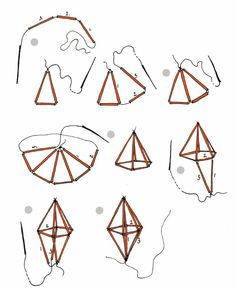 the instructions for how to make an origami kite