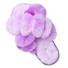 Why the Barerun Cross Band Fuzzy Slippers? -- Skin-friendly plush material -- Exquisite workmanship -- Luxurious style slippers -- Cushioned memory foam insole -- Thick sole -- Non-slip outsole -- Arch support -- Pillowy feeling -- Machine Wash Available Size: 11.5-12.5.  Color: Purple.  Gender: female.  Age Group: adult. Fluffy Round Toe Synthetic Slippers, Fluffy Flat Synthetic Slippers, Comfortable Soft Plush Slippers, Fluffy Flat Indoor Slippers, Fluffy Synthetic Slippers For Indoor Use, Comfortable Fluffy Synthetic Slippers, Soft Synthetic Slippers With Round Toe, Soft Round Toe Slippers In Synthetic Material, Comfortable Plush Slippers With Round Toe