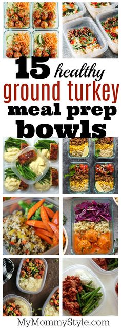 the top ten healthy ground turkey meal prep bowls