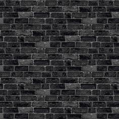 a black brick wall that is very dark