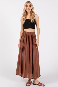 Wagon Wheel Boho Western Midi Skirt - The Farmhouse