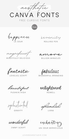 an image of the font and numbers for different types of lettering, including cursive