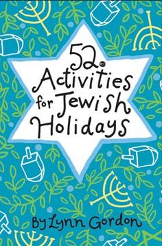 the book cover for 50 activities for jewish holidays with an image of a star on it