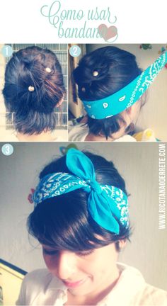 Rosie The Riveter Hair, Cabelo Pin Up, Rockabilly Hair, Hair Bun Tutorial, Pin Up Hair, Work Hairstyles