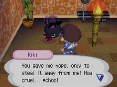 an animal crossing game is shown in this screenshot