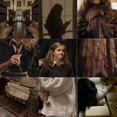 #hermionegranger #hp #moodboard Slytherdor Aesthetic, Hermione Jean Granger, Hp Aesthetic, Harry Potter School, Hogwarts Outfits, Autumn Girl