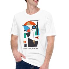 Step into a world where fashion meets art with our Minimalist Art Unisex T-shirt! Crafted from sustainable materials, this tee offers both comfort and eco-conscious fashion. Showcasing vibrant, abstract designs inspired by contemporary art Expressionism, each shirt is a wearable work of art that embodies your unique sense of creativity This T-Shirt impresses with its exceptional quality and comfort. Crafted entirely from combed and ring-spun cotton, this lightweight and breathable fabric ensures Cubism Painting, Artist Shirts, Abstract Designs, Conscious Fashion, Cubism, Design T Shirt, Sustainable Materials, Minimalist Art, Nicaragua