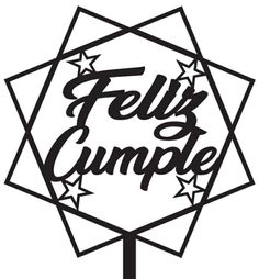 a black and white logo with the words feli's cumpe on it