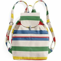 BAGGU Backpack BACKPACK4 Japanese limited model Multi stripe Description ・Brand: BAGGU/USA ・Genre: Backpack ・Main materials: recycled cotton ・Size: About W270xH400mm/gusset 150mm ・Caution: Due to the special characteristics of the material, the color may fade or stain (transfer) if it becomes wet from rain or sweat, depending on the color. When washing, wash at room temperature separately to prevent color transfer. Do not leave it wet, please dry it in the shade. Please avoid tumble drying. 4580 Green Cotton Backpack For Back To School, Green Cotton School Backpack, Trendy Cotton Backpack With Adjustable Strap, Everyday Green Cotton Backpack, Casual Multicolor Softback Backpack, Cotton Student Backpack Softback, Green Cotton Backpack For Daily Use, Cotton Softback Backpack For Students, White Cotton Backpack For Travel