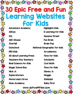 the 30 epic free and fun learning website for kids