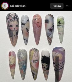 Aya Takano, Japan Nail, Custom Nails, Ring Inspo, Easy Nails, Kawaii Nails, Fall Essentials