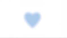 a blue heart on a white background