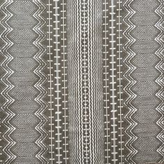 a black and white pattern on fabric